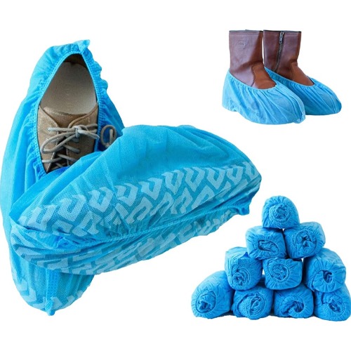 Blue Anti-Skid Polypropylene Shoe Cover