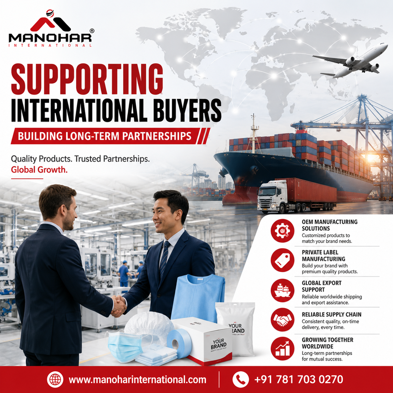 Trusted International Buyer Partnerships for business growth