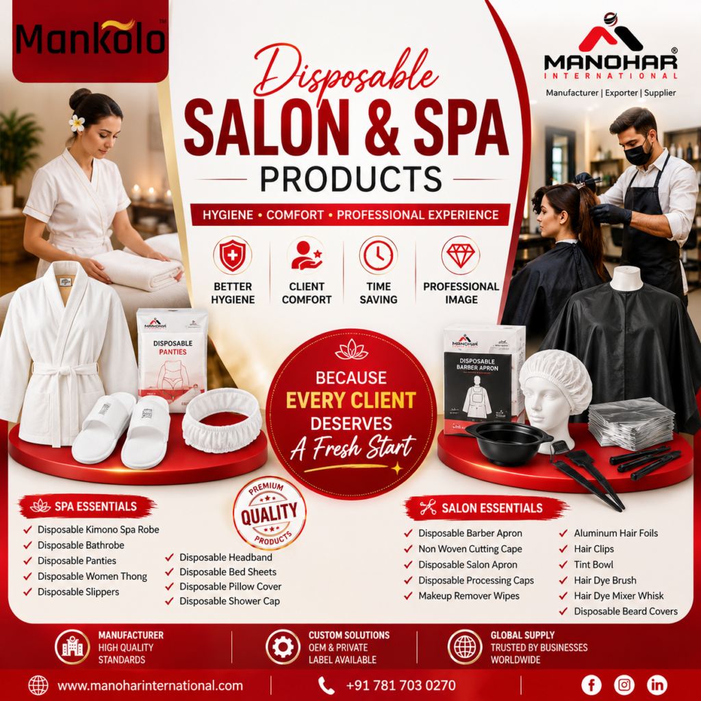 spa and salon disposable products
