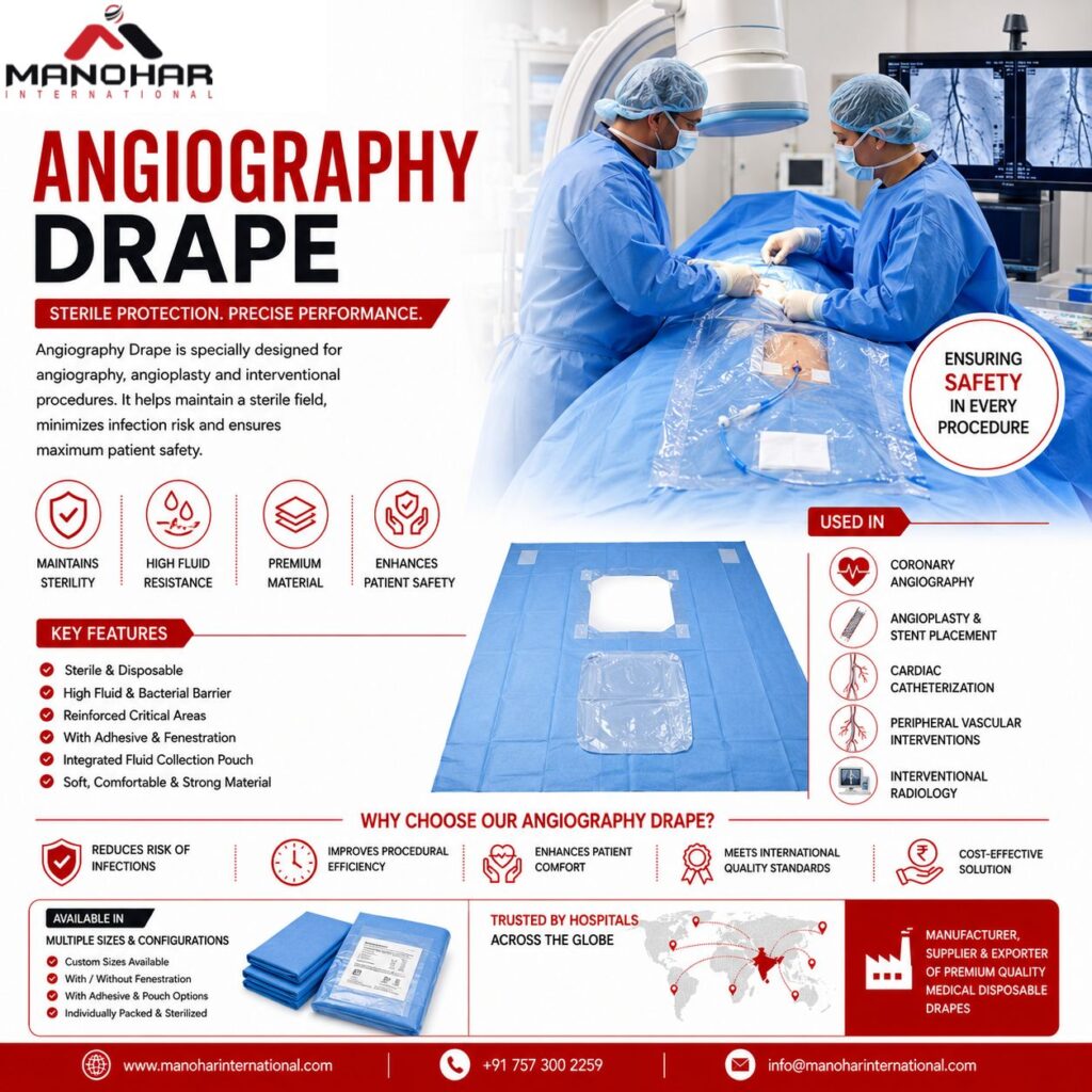 Disposable Angiography Drapes manufacturer