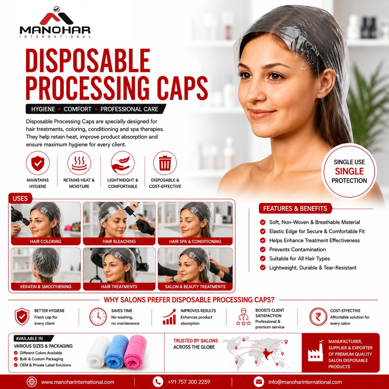 Disposable Processing Caps manufacturer