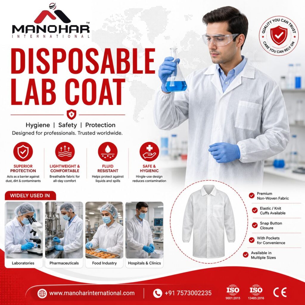 disposable lab coat