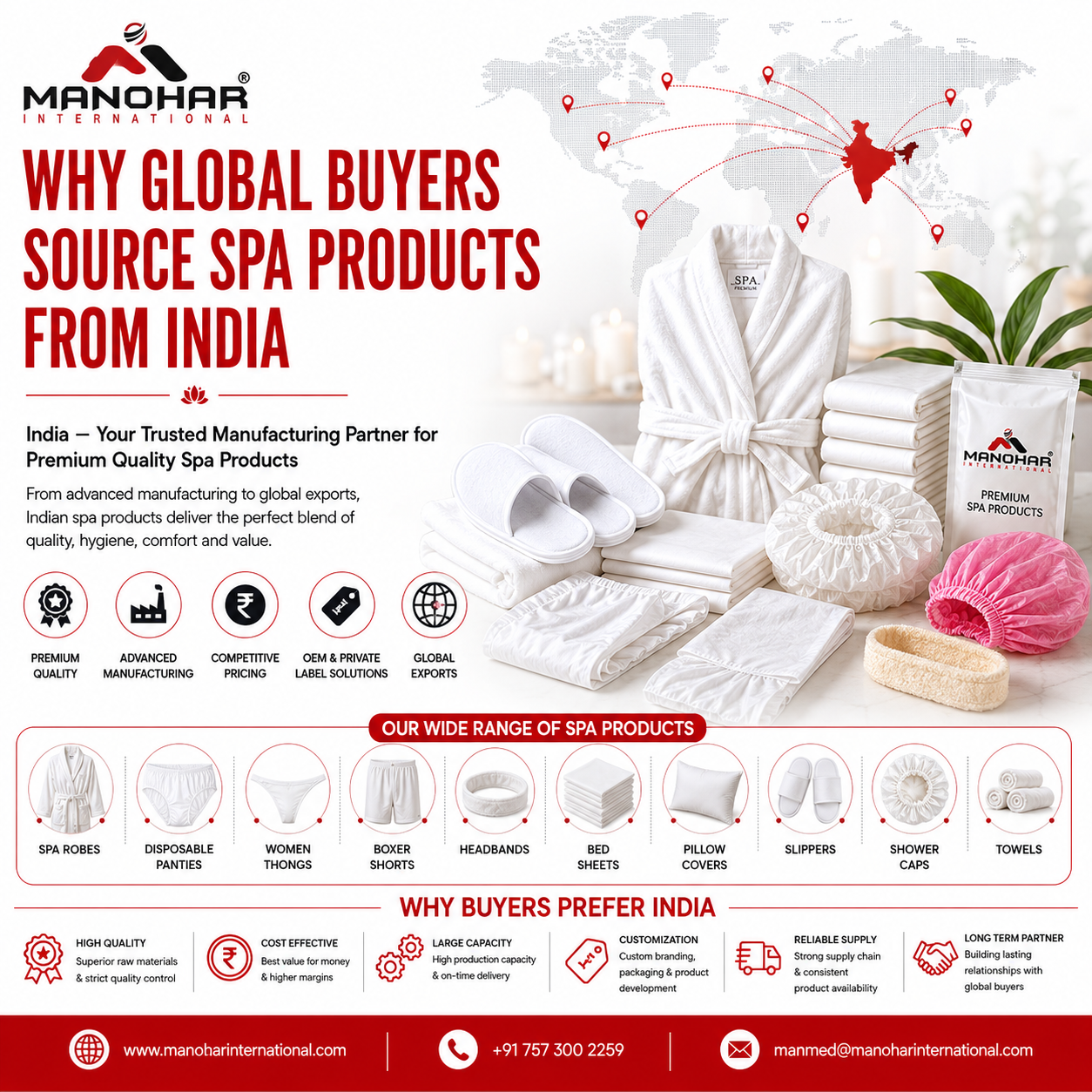 Spa Products Manufacturers in India