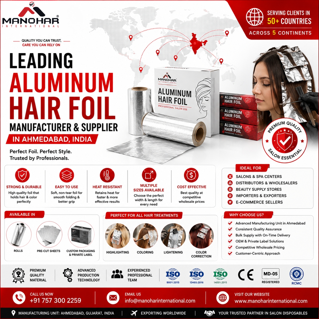 Aluminum Hair Foil manufacturer