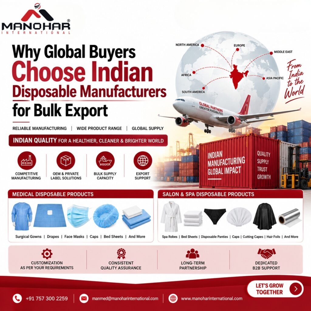 Indian Disposable Manufacturers for Bulk Export