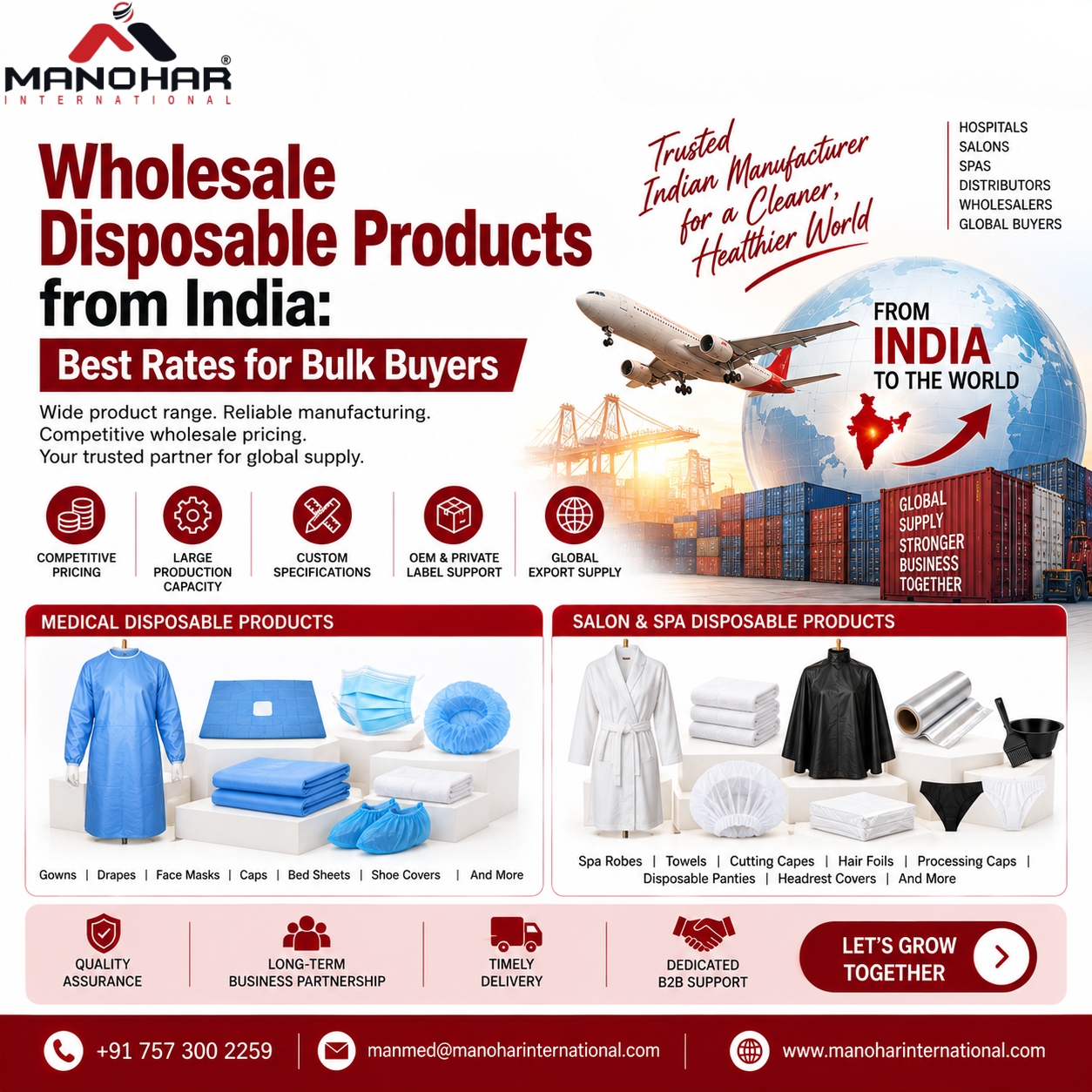 Wholesale Disposable Products from India