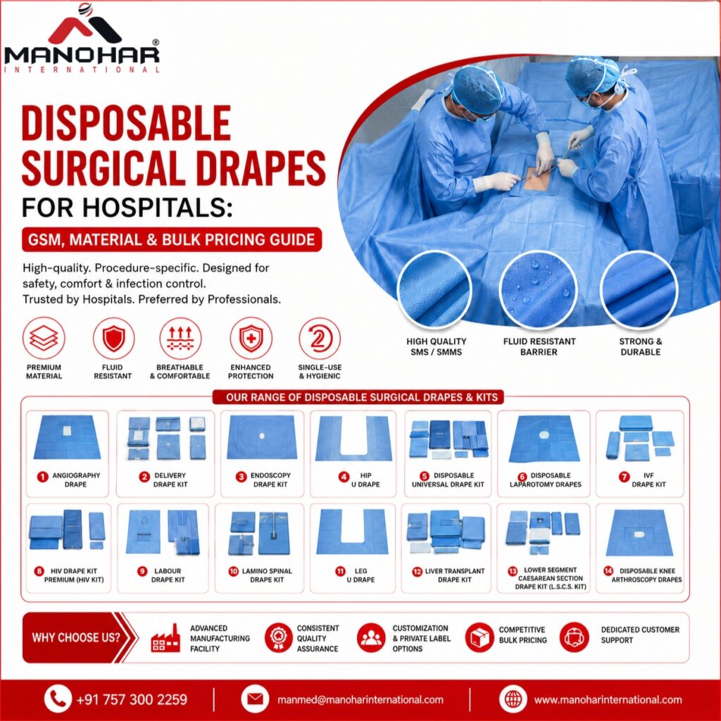 Disposable Surgical Drapes Manufacturer India