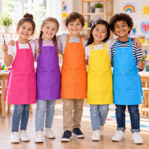Multi Color Kids apron Manufacturer